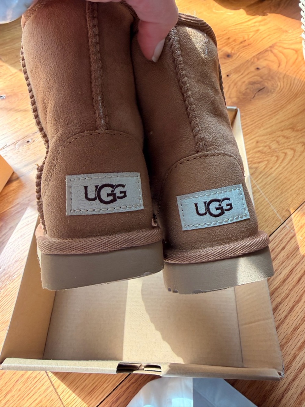 UGG Chestnut Sheepskin Lined Boot